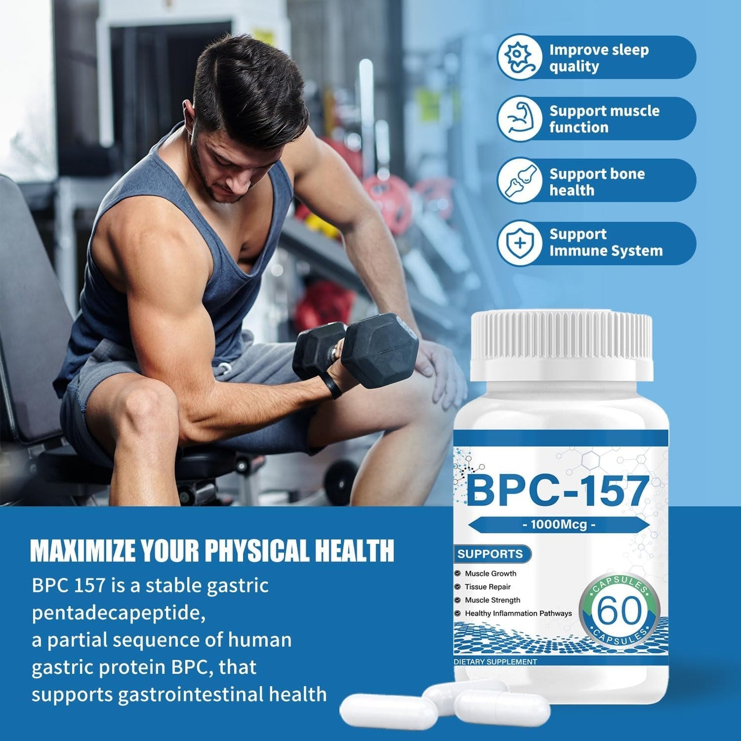 Drevyn™ BPC-157 Capsules (60 Count)