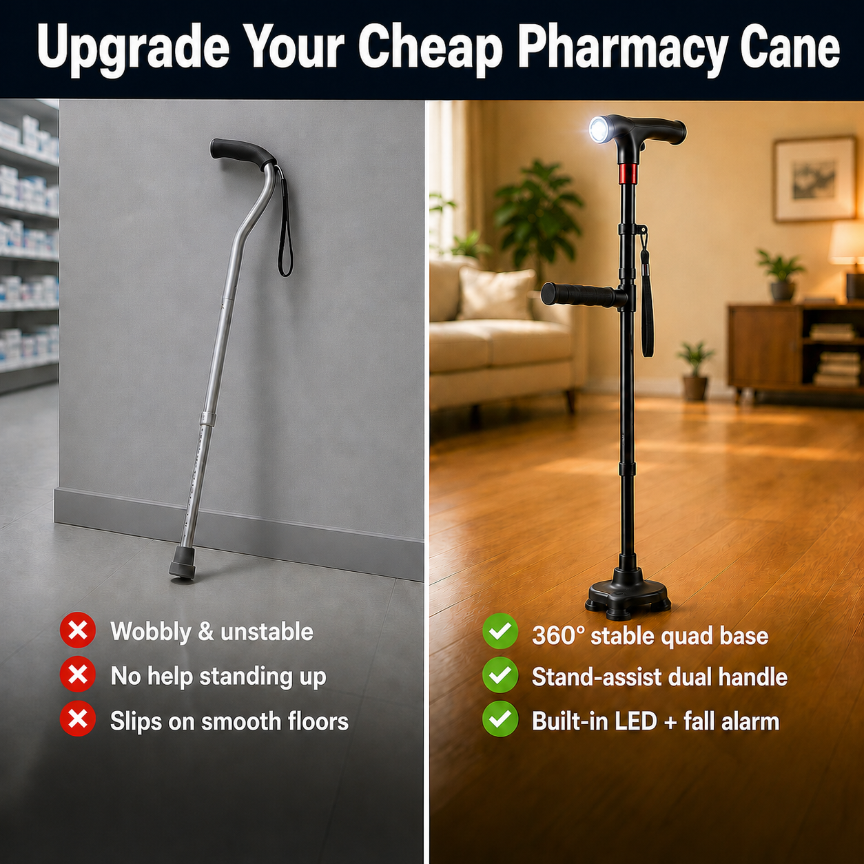 Drevyn™ SureStep Cane