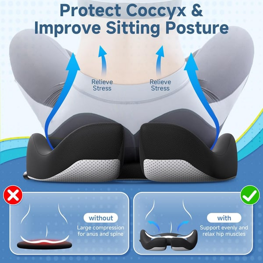 Drevyn™ Memory Foam Seat Cushion