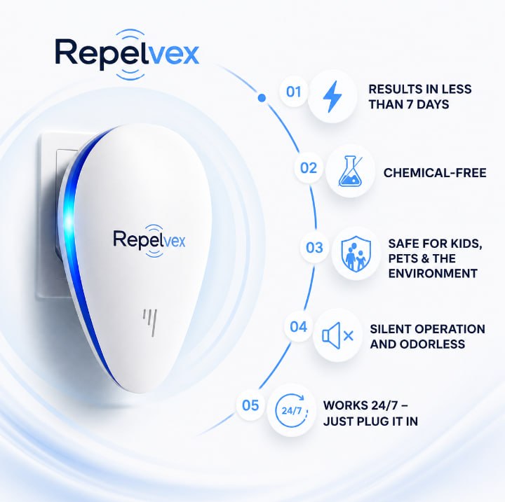 Repelvex™ Ultrasonic Pest Repellent