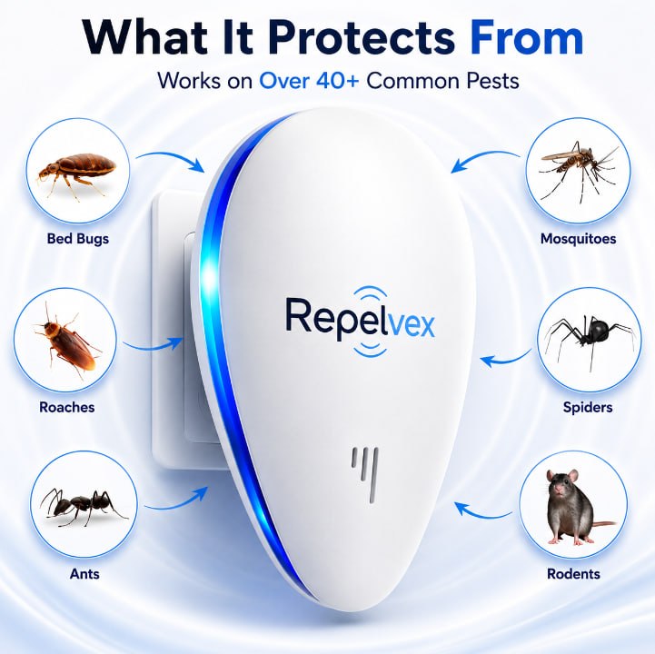 Repelvex™ Ultrasonic Pest Repellent