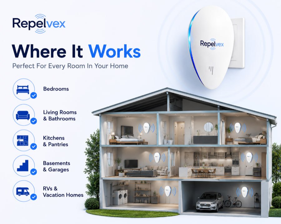 Repelvex™ Ultrasonic Pest Repellent